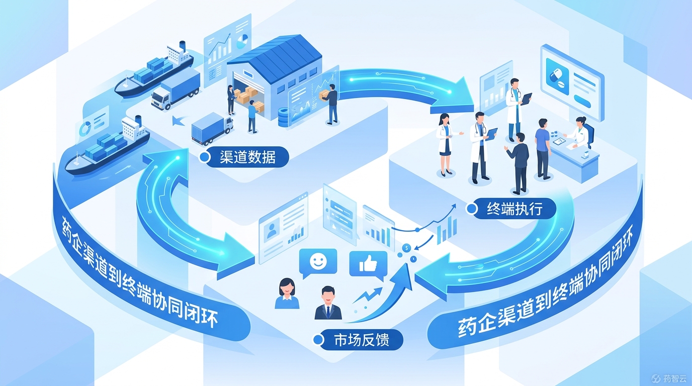 商业化闭环插画