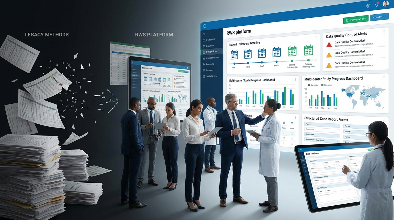 为什么真实世界研究越来越不能靠分散表格推进