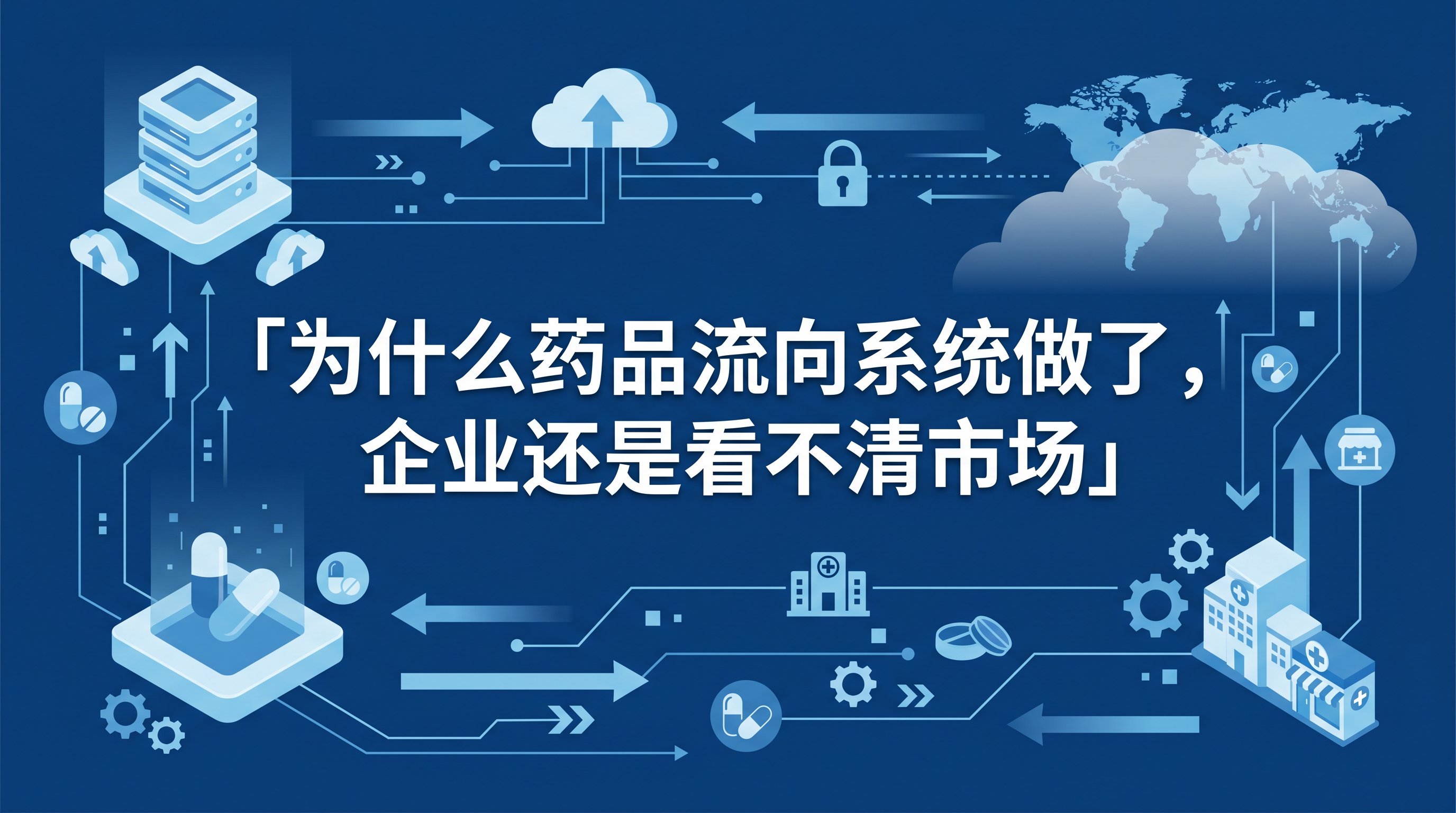 为什么药品流向系统做了，企业还是看不清市场