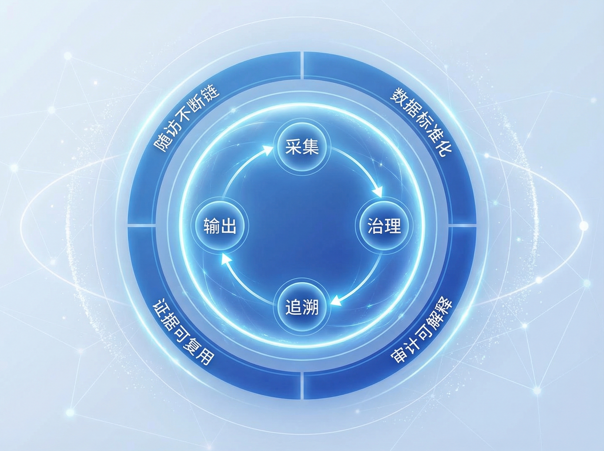 患者全生命周期数据闭环（示意）