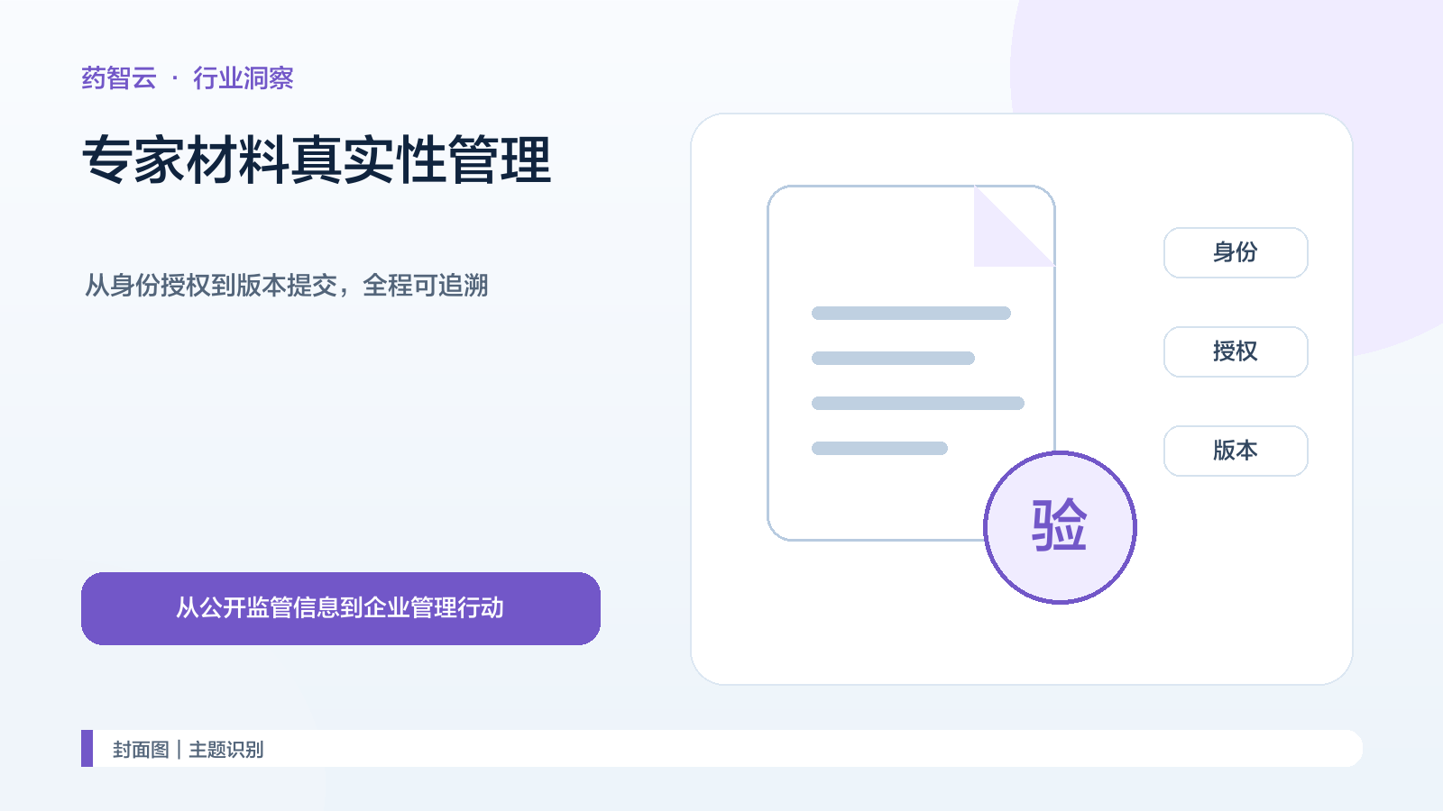 专家材料真实性管理:从身份授权到版本提交,如何做到全程可追溯?