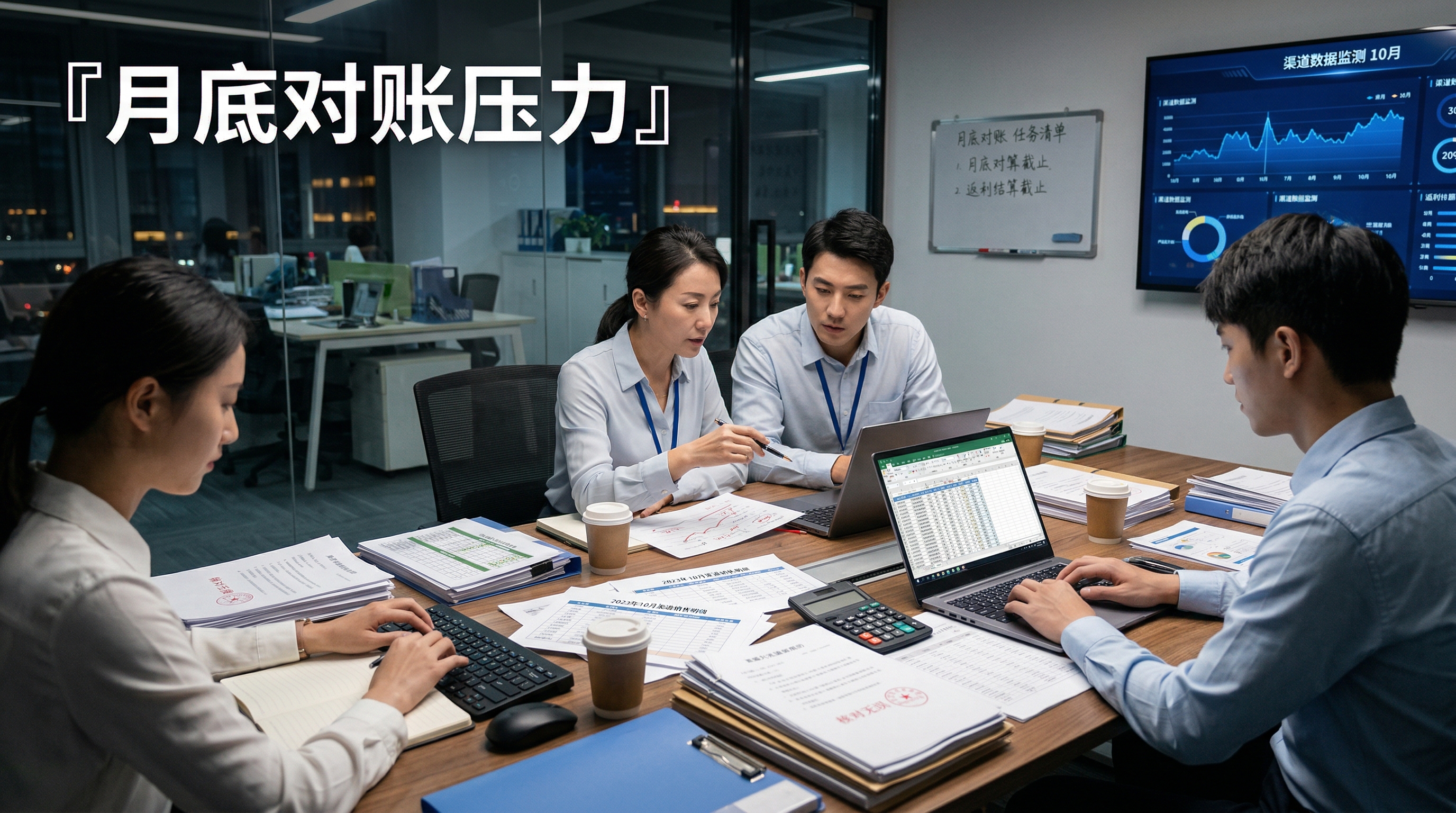 月底对账压力场景