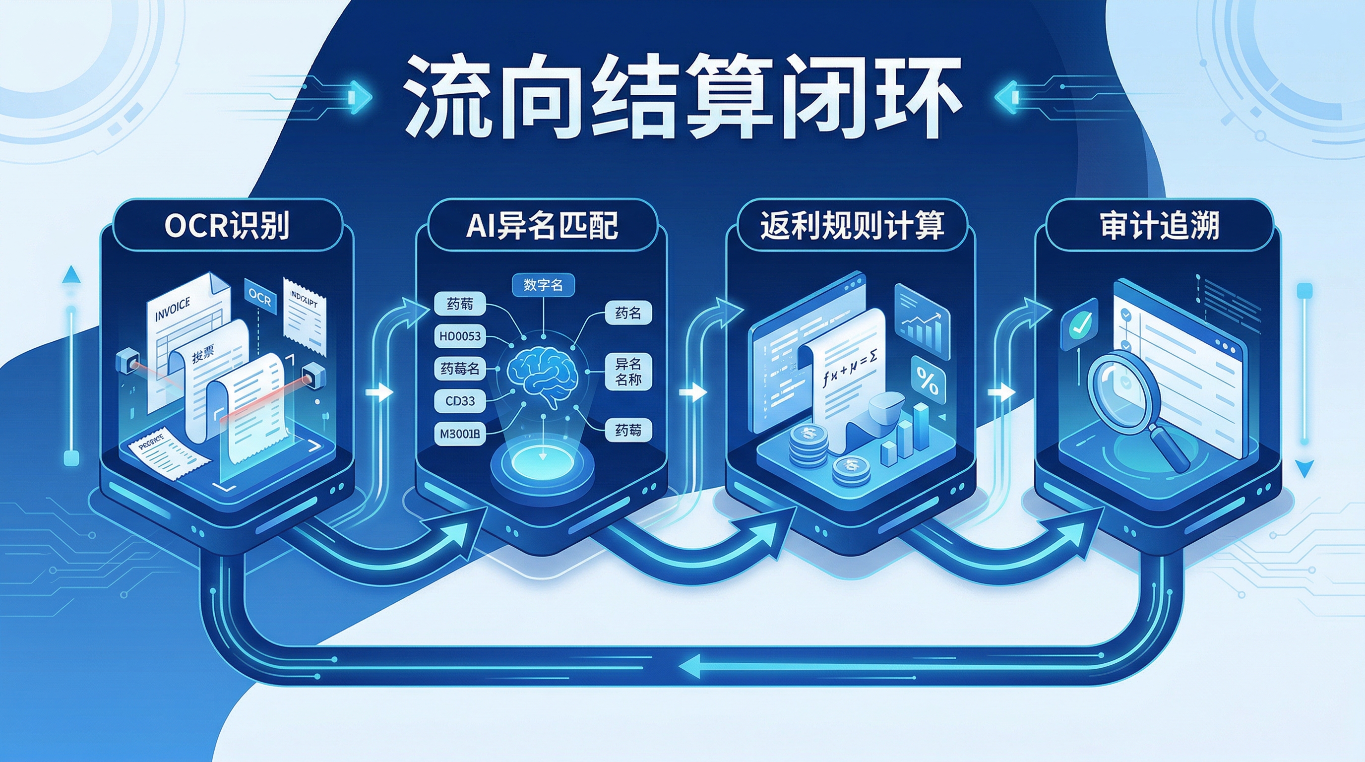 流向返利闭环方案