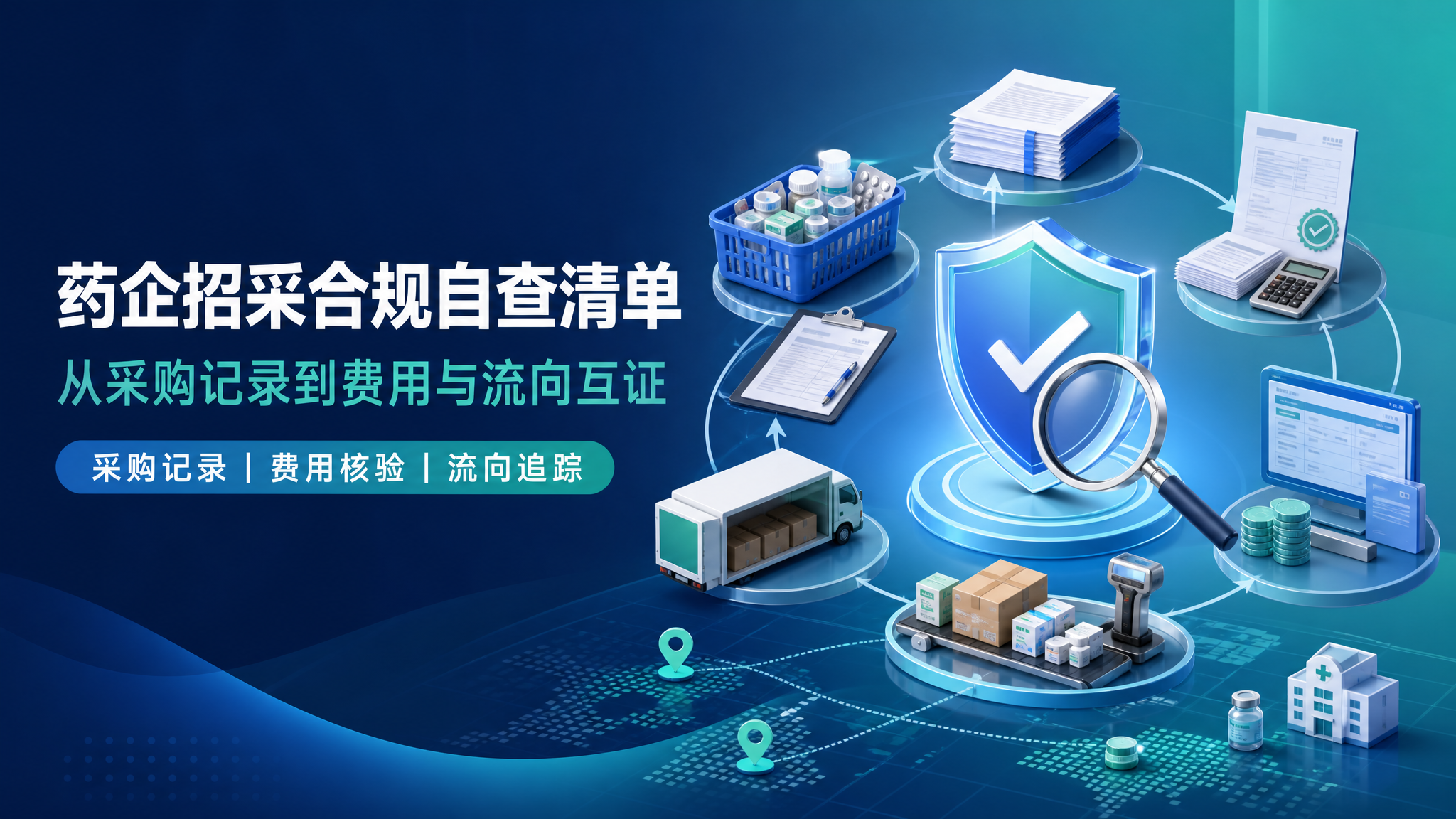药企招采合规自查清单：从采购记录到费用与流向互证